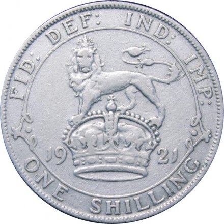 Великобритания 1 шиллинг 1921 год - Король Георг V
