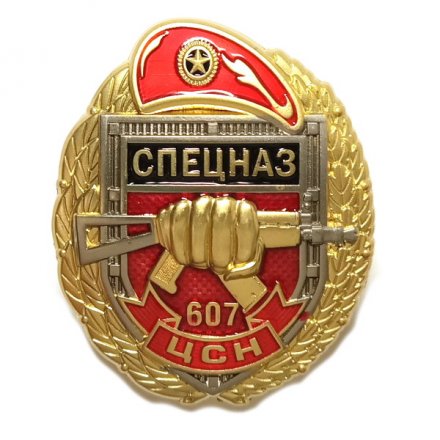 Знак Росгвардии &quot;607 ЦСН&quot;, с удостоверением