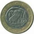Греция 1 евро 2002 год