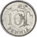 Финляндия 10 пенни 1987 год