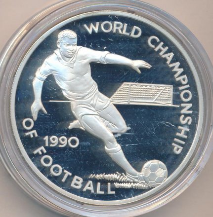 Ямайка 25 долларов 1990 год - Чемпионат мира по футболу 1990 года в Италии