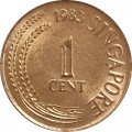 Сингапур 1 цент 1983 год