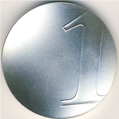 Франция 1 франк 2001 год - Последний франк Франции