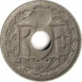 Франция 10 сантимов 1924 год (Отметка монетного двора: &quot;Рог изобилия&quot;: - Париж)