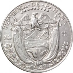 Панама 1/4 бальбоа 1947 год