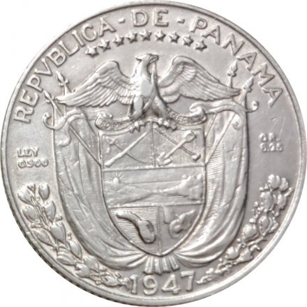 Панама 1/4 бальбоа 1947 год