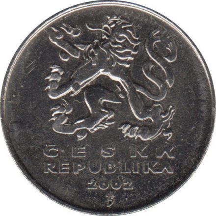 Чехия 5 крон 2002 год
