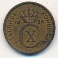 Исландия 1 эйре 1939 год