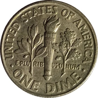США 1 дайм (10 центов) 1993 год - Франклин Рузвельт (D)