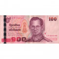 Таиланд 100 бат 2005 год - VF+