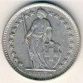 Швейцария 1/2 франка 1956 год