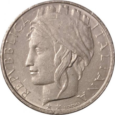 Италия 100 лир 1997 год