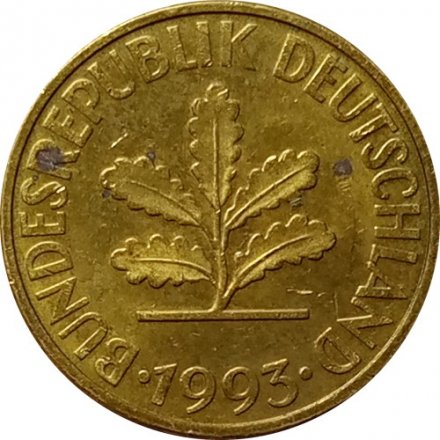 ФРГ 10 пфеннигов 1993 год (D)