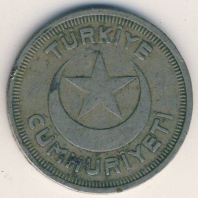 Турция 10 куруш 1938 год