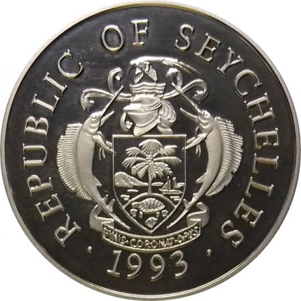 Сейшелы 25 рупий 1993 год - XXV летние Олимпийские Игры, Барселона 1992
