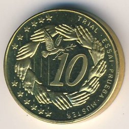Кипр 10 евроцентов 2004 год