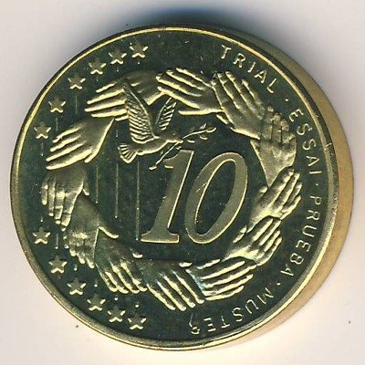 Кипр 10 евроцентов 2004 год