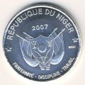 Нигер 2500 франков 2007 год