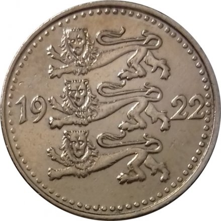 Эстония 1 марка 1922 год