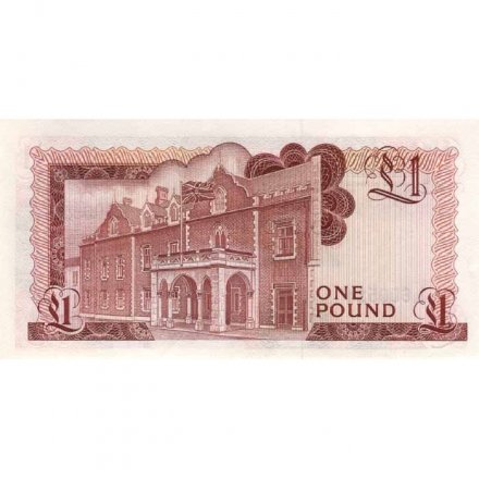 Гибралтар 1 фунт 1988 год UNC