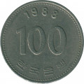 Южная Корея 100 вон 1988 год - Ли Сунсин