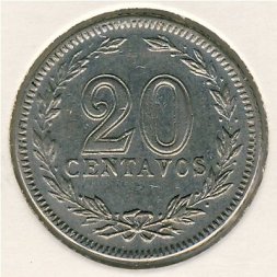 Аргентина 20 сентаво 1939 год
