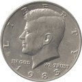США 1/2 доллара 1983 год (P)