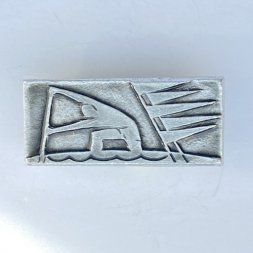 Значок. Гребля на каноэ