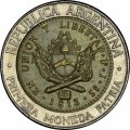 Аргентина 1 песо 2013 год - 200 лет первой национальной монете