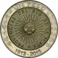 Аргентина 1 песо 2013 год - 200 лет первой национальной монете