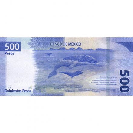 Мексика 500 песо 2022 год (05.01.2022) - UNC