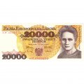 Польша 20000 злотых 1989 год - UNC