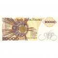 Польша 20000 злотых 1989 год - UNC