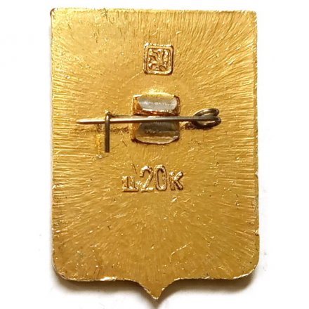 Значок Волковыск. Гродненская область. Герб. Серия &quot;Квадраты&quot;