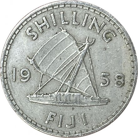 Фиджи 1 шиллинг 1958 год