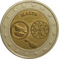 Мальта 2 евро 2008 год - Проба