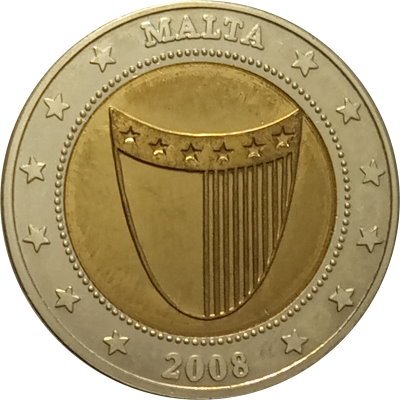 Мальта 2 евро 2008 год - Проба