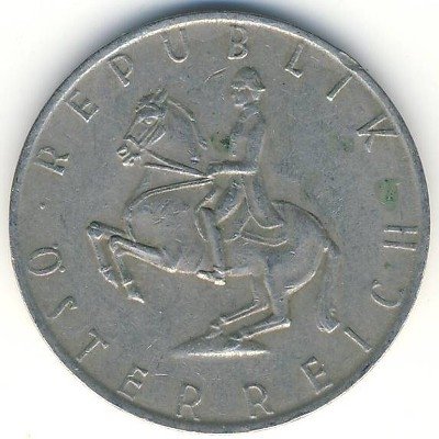 Австрия 5 шиллингов 1972 год