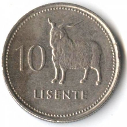 Лесото 10 лисенте 1983 год