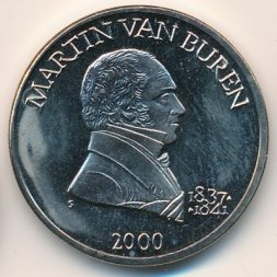 Либерия 5 долларов 2000 год