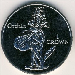 Остров Мэн 1 крона 1996 год