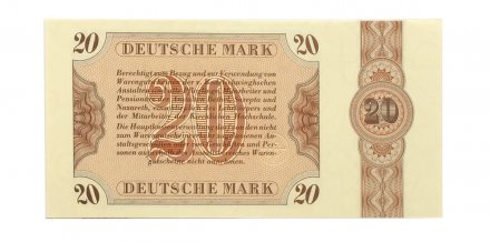 Германия 20 марок 1973 год - ФРГ - UNC