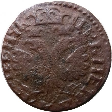 Денга 1704 год (Повелитель) Пётр I (1699 - 1725) - VF