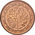 Германия 1 евроцент 2007 год (D)