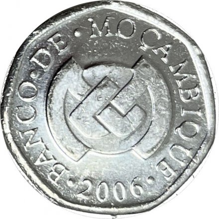 Мозамбик 1 метикал 2006 год - Девушка