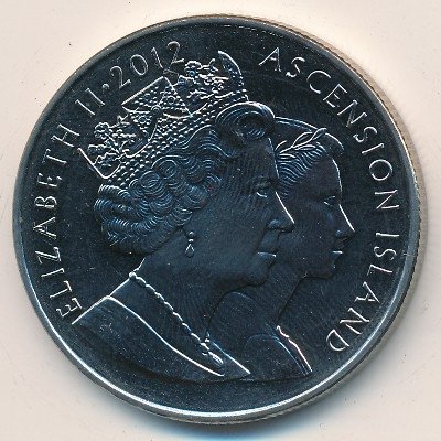 Остров Вознесения 2 фунта 2012 год