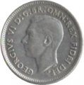 Австралия 6 пенсов 1951 год - Без отметки МД