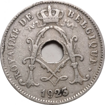 Бельгия 10 сантимов 1923 год BELGIQUE