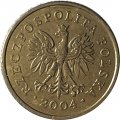 Польша 5 грошей 2004 год
