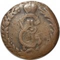 10 копеек 17?? год КМ, сибирская монета, Екатерина II (1762 - 1796) - F